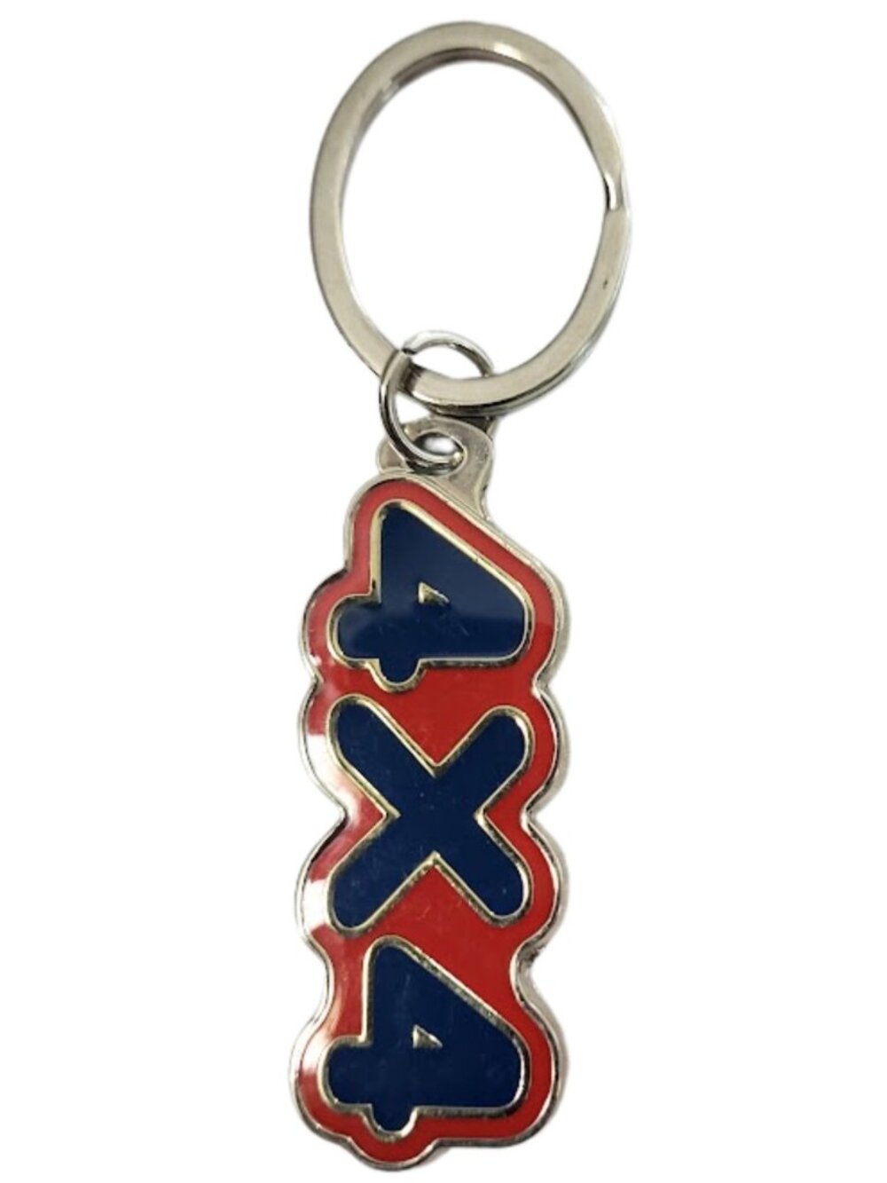 SWIBCO NW0T Red & Blue Galaxy Keychain Silver Metal 4X4